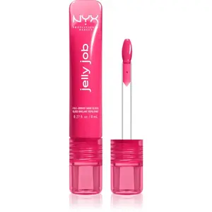 NYX Professional Makeup Jelly Job zářivý lesk na rty se zvětšujícím efektem odstín Juicy Jelly 7.5 ml