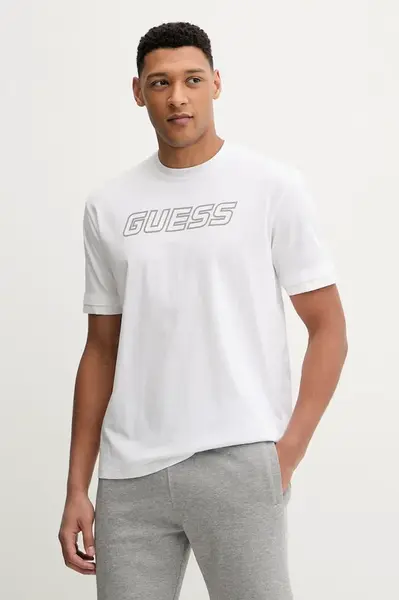 Bavlněné tričko Guess GUSTAVE