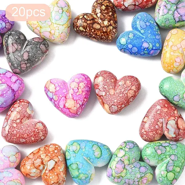 2Bags Opaque Acrylic Beads