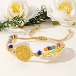 Bohemian Glass Seed Bead Braided Bead Bracelets