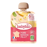 BABYBIO kapsička hruška banán proso