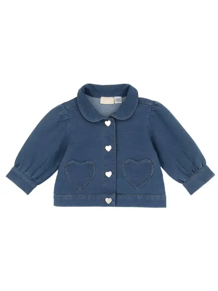 Chicco Prechodná bunda  modrá denim