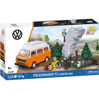 Cobi 24638 Volkswagen T3 Camper Van, 1:35, 232 k, 2 f