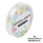 3 Rolls Round Elastic Crystal Thread