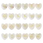 24Pcs 12 Styles Natural White Shell Beads