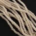 Baking Painted Transparent Glass Bead Strands