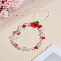 1Pc Plastic Beaded Mobile Straps