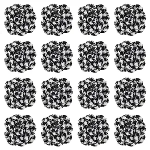 16Pcs Nylon Flower Ornament Accesories