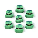 Saint Patrick's Day Handmade Polymer Clay Beads