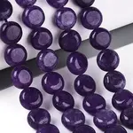 Dyed Natural White Jade Beads Strands