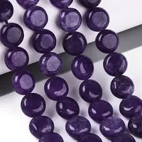 Dyed Natural White Jade Beads Strands