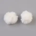 Handmade Faux Rabbit Fur Pom Pom Ball Covered Pendants