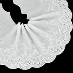 5 Yards Flat Cotton Embroidery Flower Ribbon