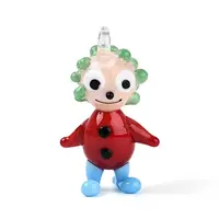 Handmade Lampwork Clown Figurine Pendants