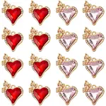 2Sets 2 Colors Alloy Rhinestone Pendants