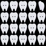 60Pcs Acrylic Buttons