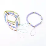 Polymer Clay Heishi Beaded Mobile Straps