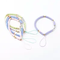 Polymer Clay Heishi Beaded Mobile Straps