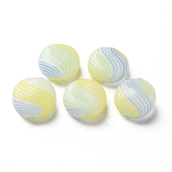 Handmade Blown Glass Globe Beads