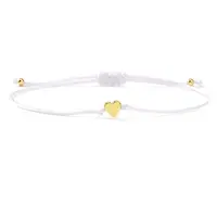 Valentine's Adjustable Braided Polyester Cord Bracelets