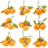 6Pcs Foam Simulated Orange Model