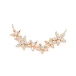 Brass Pave Clear Cubic Zirconia Connector Charms