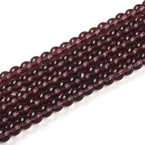 Transparent Glass Beads Strands