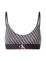 Calvin Klein Underwear Podprsenka  červená / čierna / biela