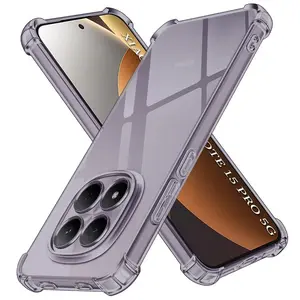 Techsuit Shockproof obal, Xiaomi Redmi Note 15 Pro 5G, kouřově černý