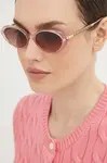 Sluneční brýle Versace dámské, růžová barva, 0VE4469
