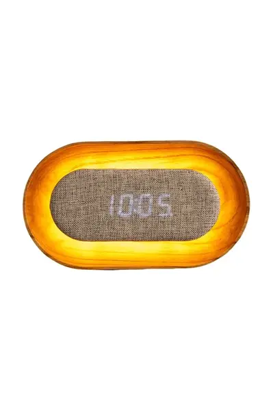 LED budík Gingko Design Lumos 15 cm