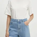 Džínové šortky Answear.LAB dámské, hladké, high waist