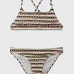 Dvoudílné dětské plavky Protest PRTMAE zelená barva