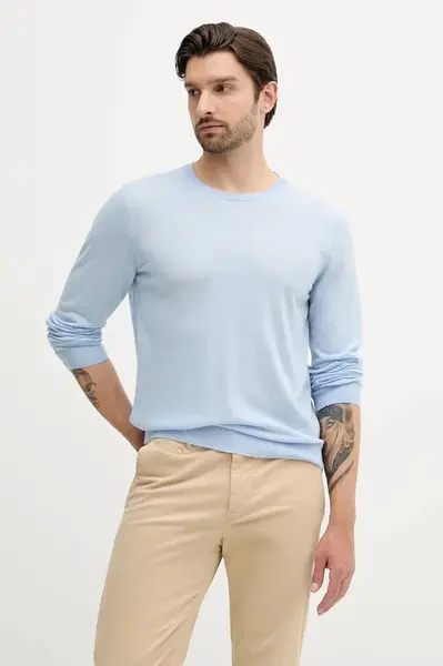 Vlněný svetr BOSS Leno-P