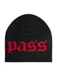 Bershka Čiapky 'FASTPASS'  červená / čierna