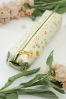 Dizajnový květinový penál – smile, sparkle, shine