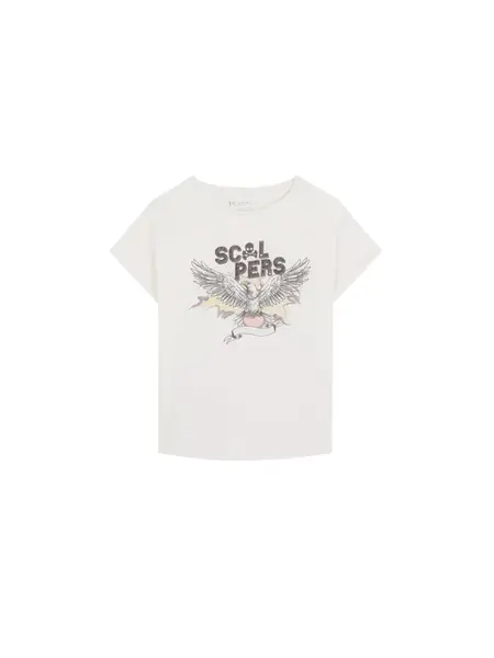 Scalpers Tričko 'Eagletee'  biela ako vlna