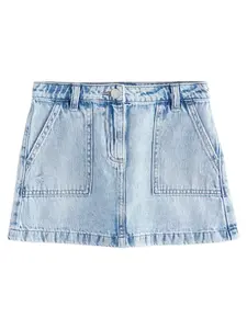 Next Sukňa  modrá denim