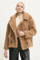 Bunda Answear.LAB dámská, hnědá barva, přechodná