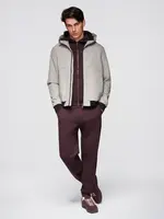 Ombre Men's lightweight jacket with mesh lining and hood