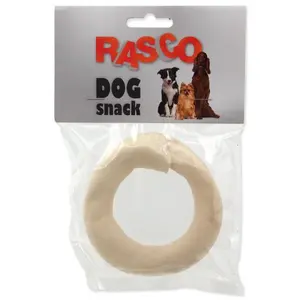 Kruh buvolí Rasco bílý 8,9cm 1ks