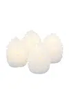Sada vánočních LED dekorací Sirius Clara Kogle 4-pack bílá barva