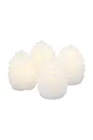 Sada vánočních LED dekorací Sirius Clara Kogle 4-pack bílá barva