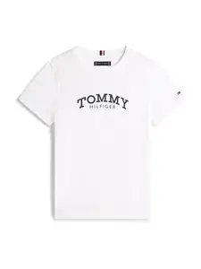TOMMY HILFIGER Tričko  čierna / biela