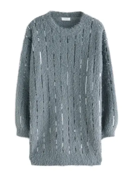 Next Šaty  tmavosivá