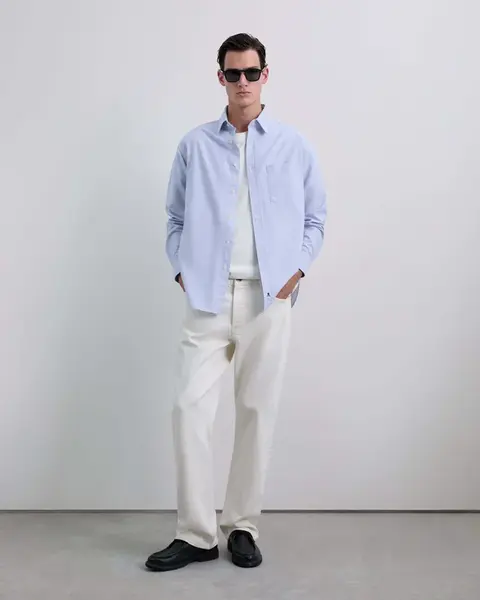 Scalpers Košeľa  modrá