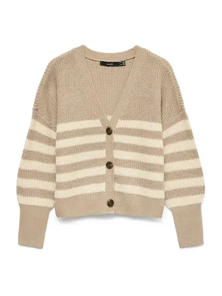 VERO MODA Kardigán 'VMLEA'  nebielená / tmavošedá