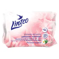 LINTEO Vlhčené odličující ubousky vyživující 25 ks