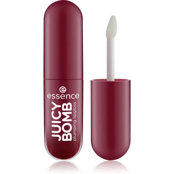 essence Juicy Bomb lesk na rty se zvětšujícím efektem odstín 02 Sour Cherry 2.6 ml