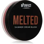 BPerfect Melted Cream Blush krémová tvářenka odstín Heatwave 7.5 g